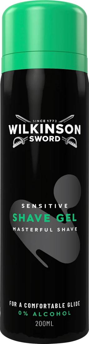 Skūšanās gēls Wilkinson Sword Sensitive, 200 ml