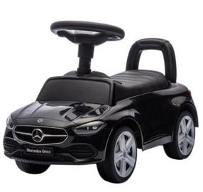 Prece ar bojātu iepakojumu. Stumjamā mašīna Milly Mally Mercedes C-Class S, melna krās.