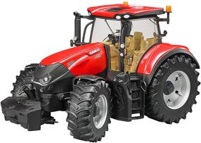  Mängutraktor Bruder 03190, 1:16, must v./punane v.