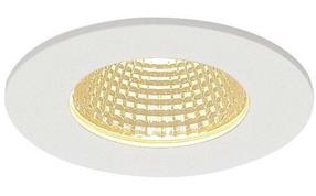 Įleidžiamas lauko šviestuvas SLV Patta-I, 11W, LED, IP65, balta sp., 8 cm x 4.5 cm