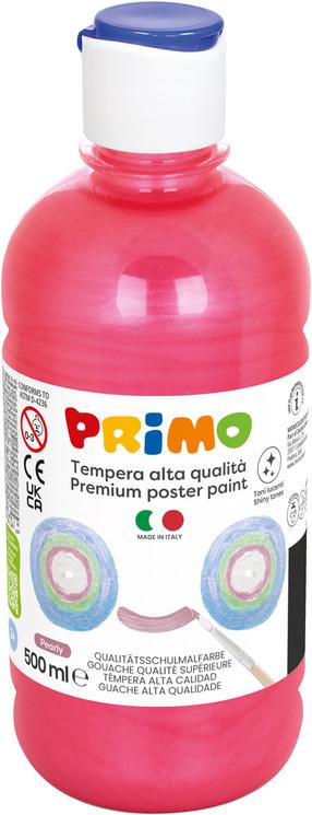 Dažai guašas Primo Premium, 500 ml, raudona sp., 1 sp.