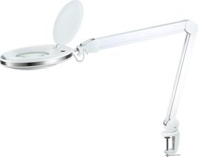 Suurendusklaasiga laualamp Rebel NAR0465-2, LED, 10W, valge v./valge v.