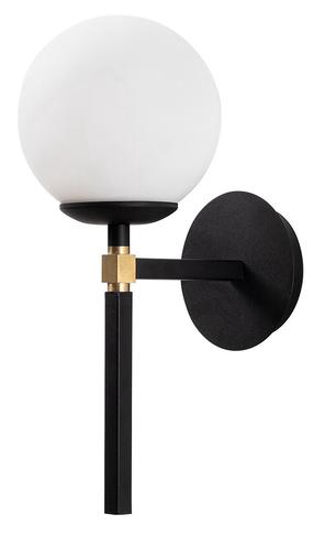 Lampa sienas Opviq Gondol 3041 584TTM1910, E27, 1 x 40 W, balta krās. / melna krās.