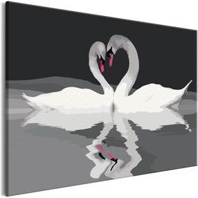 Картина по номерам Artgeist Swan Couple MA_0121, 60 x 40 cm