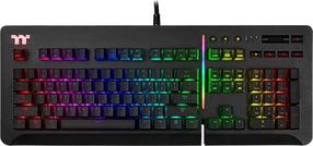 Vadu spēļu tastatūra Thermaltake Level 20 RGB Level 20 RGB Cherry MX Black, Angļu (US), melna krās.