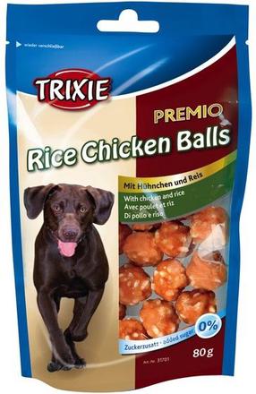Лакомство для собак Trixie Premio Chicken Balls, курица/рис, 0.08 кг