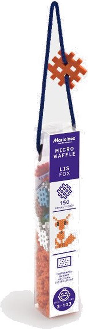 Конструктор Marioinex Micro Blocks Waffle Лиса, 150 шт.