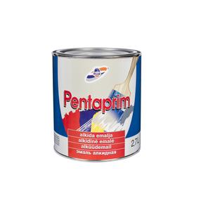 Dažai, universalūs Rilak Pentaprim, blizgus, 2.7 l, balta sp.