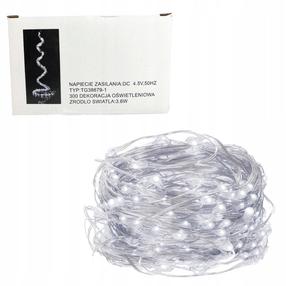 Lempučių girlianda TG38879-1, 2.9 m, šaltai balta sp., 300 LED