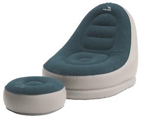 Pripučiamas krėslas Easy Camp Comfy Lounge Set, 93 cm x 83 cm, mėlyna sp./pilka sp.