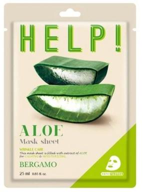 Näomask Bergamo Help! Aloe, 25 ml