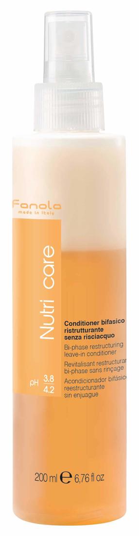 Juukse konditsioneer Fanola Nutri Care Bi-Phase Leave-In Conditioner, 200 ml