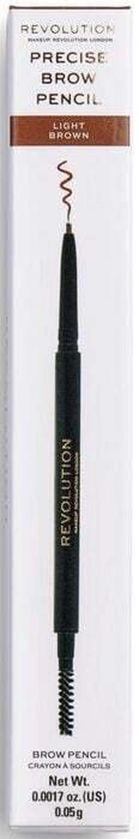 Antakių pieštukas Makeup Revolution London Precise, 0.5 g light brown
