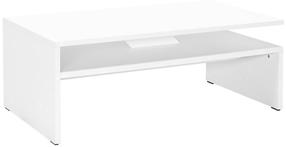 Kafijas galdiņš Kalune Design SHP-645-DD-1, balta krās., 110 cm x 65 cm x 42 cm