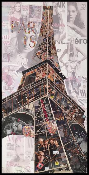 Paveikslas Kayoom Eiffel Tower, 52 cm x 102 cm