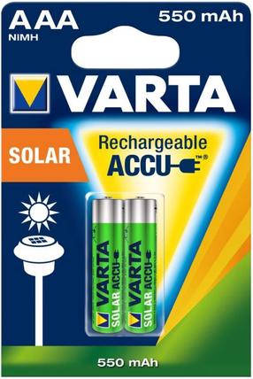Įkraunamas elementas Varta, AAA, 550 mAh, 2 vnt.