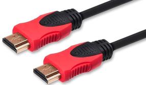 Laidas Savio HDMI CL-140 HDMI, HDMI, 7.5 m, juoda sp./raudona sp.