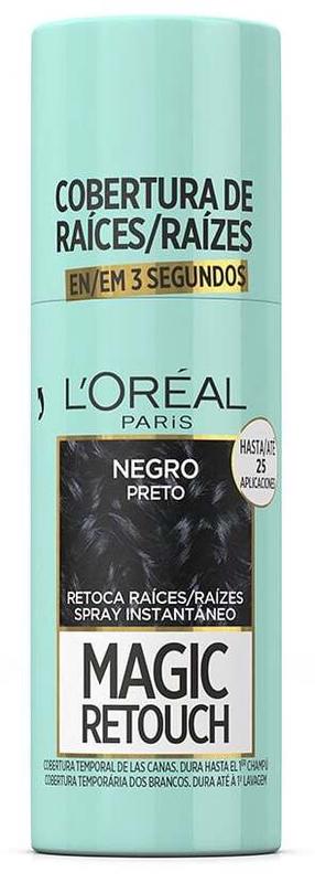 Tonēšanas aerosols L’Oréal Paris Magic Retouch, melns krās., 1, 75 ml