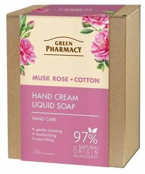 Набор для ухода за руками Green Pharmacy Musk Rose and Cotton, 2 шт.