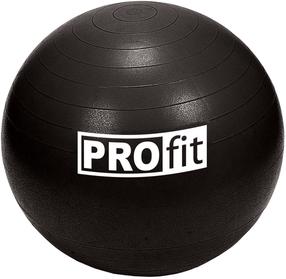 Гимнастический мяч PROfit, черный цв., 75 см