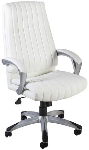 Darbo kėdė Home4you Elegant, 7.7 x 63 x 112 - 119.5 cm, balta sp.