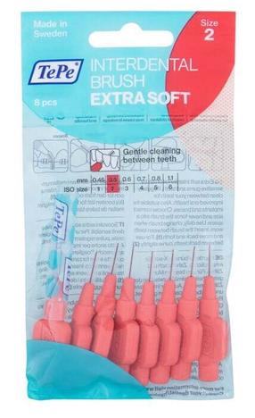 Hambavahehari TePe Extra Soft, punane v.