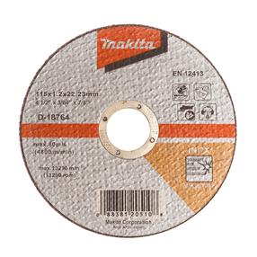 Griešanas disks Makita D-18764, 115 mm x 1.2 mm x 22.23 mm