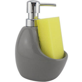 Ziepju dozators Kuchinox Mini, pelēka krās., 0.470 l