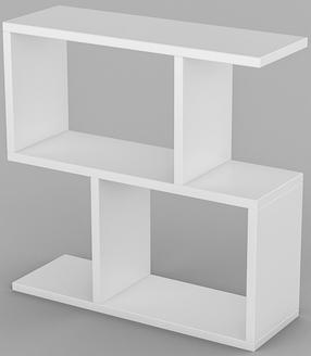 Žurnalinis staliukas Kalune Design Life, balta sp., 20 cm x 60 cm x 60 cm