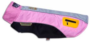 Куртка для собак Karlie Flamingo Touchdog, черный цв./розовый цв./серый цв., S
