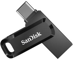 USB zibatmiņa SanDisk Ultra Dual Drive Go, melna krās., 512 GB