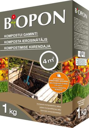 Kompostavimo priemonė augalams Biopon 1126, miltelinės, 1 kg