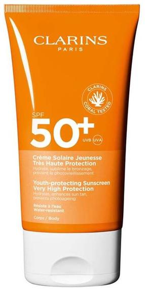 Крем для ухода за загаром для тела Clarins Solar SPF50+, 150 мл