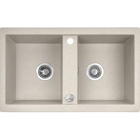 Кухонная мойка Laveo Barbados SBB_420T, Beige, гранит, 78 см x 48 см x 17 см, beige