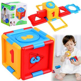 Arendav mäng Hola Logic Cube, 10 cm, mitmevärviline