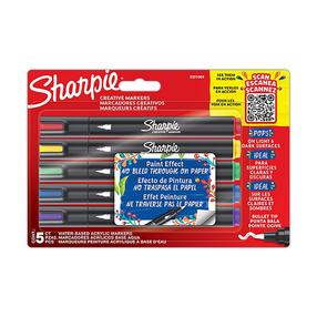 Akrila marķieris Sharpie, daudzkrāsaina, 5 gab.