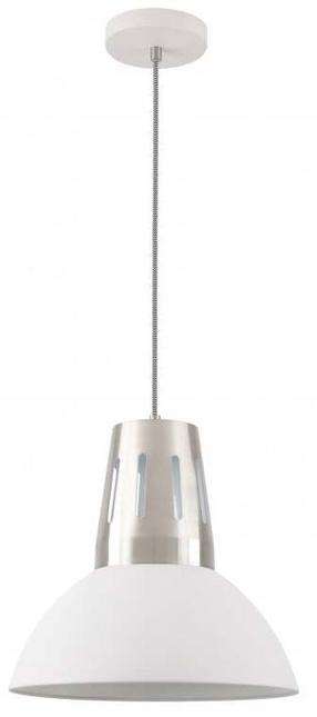 Šviestuvas kabinamas GTV Artemia 2508 OS-ART-L-E27-00-DEC, E27, 1 x 40 W, balta sp./chromo sp. / balta sp.