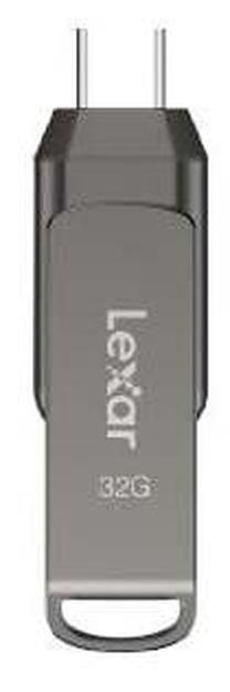 USB zibatmiņa Lexar D400, pelēka krās., 32 GB
