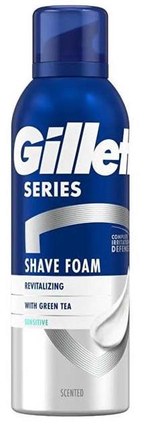 Skūšanās putas Gillette Revitalizing Sensitive, 200 ml