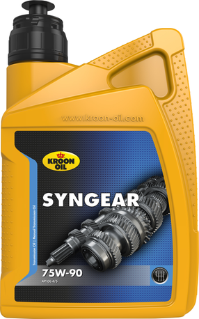 Transmisijas eļļa Kroon Oil Syngear 75W - 90, daļēji sintētiska, 1 l