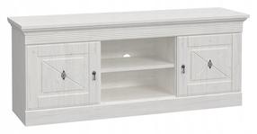 TV galds Forte Encanto, balta krās., 45 cm x 161.3 cm x 64.8 cm