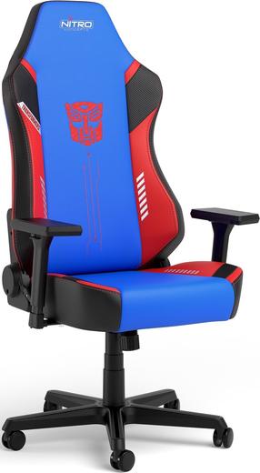 Žaidimų kėdė Nitro Concepts X1000 Transformers Optimus Prime Edition, mėlyna sp./juoda sp./raudona sp.