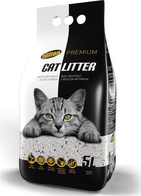 Kaķu smiltis Hilton Premium, bentonīts, 5 l