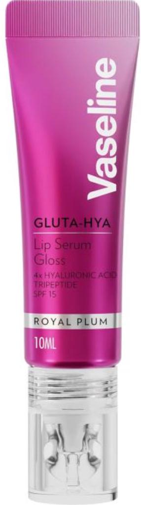 Lūpu spīdums Vaseline Gluta-Hya Plump & Dewy, 10 ml, royal plum