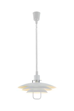 Šviestuvas kabinamas Domoletti ISLE 2023614-WH, E27, 1 x 40 W, balta sp. / balta sp.