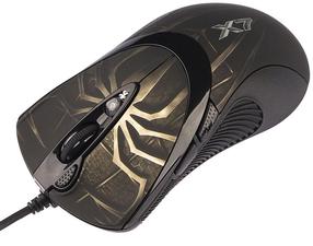 Vadu spēļu pele A4Tech XGame X747, brūna krās./melna krās.