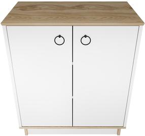 Konsolinis staliukas Kalune Design Nüanse, ruda sp./balta sp., 72 cm x 42 cm x 83.1 cm