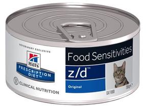 Šlapias kačių maistas Hill's Prescription Diet Food Sensitivities, kepenėlės, 0.156 kg