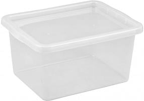 Daiktadėžė su dangčiu, daiktų saugojimo Plast Team, 52 l, skaidri sp., 39.5 x 59.5 x 31.1 cm