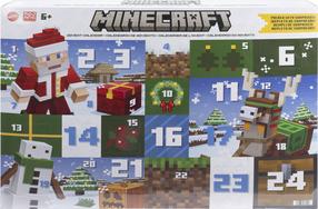 Advendikalender Mattel Minecraft HXM86, 3.2 cm, mitmevärviline